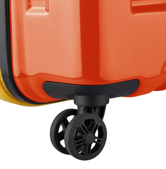 DELSEY PARIS Rempart Expandable 4 Double Wheels Trolley 80 Orange Orange 79cm