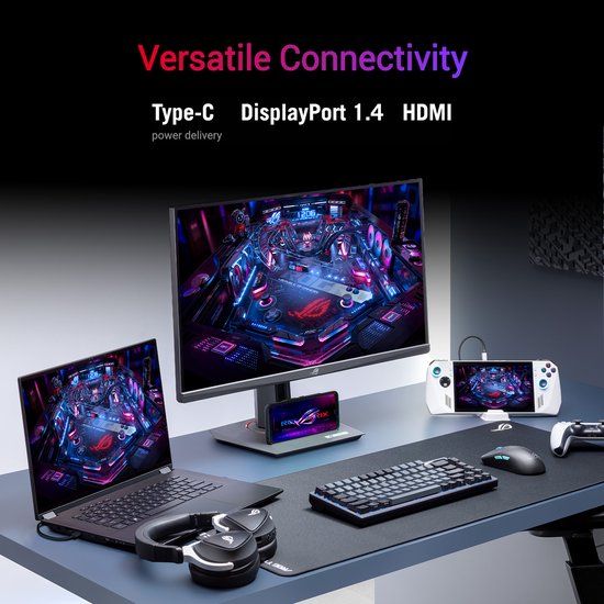 ASUS ROG Strix XG279CNS – Schneller FHD-IPS-Gaming-Monitor – 380 Hz – 0,3 ms – G-Sync-kompatibel – 27 Zoll