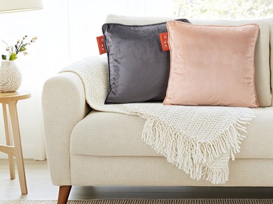 Home&Comfort - Kabelloses Wärmekissen - Velvet Beige - Wiederaufladbar