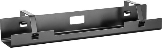 BRASQ Universelle Kabelrinne Schwarz für den Untertisch - Inklusive Cable Organizer - Kabelmanagement