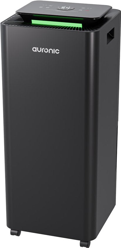 Auronic Luftentfeuchter und Luftreiniger - Pro Series - 20L pro Tag - Waschtrockenfunktion - Schlafzimmer, Badezimmer und Wohnzimmer - Feuchtigkeitsfresser für den Haushalt - Schwarz
