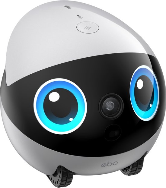Enabot Air 2 Plus – Intelligenter Begleitroboter – 3K-HD-Kamera – Doppelte Kommunikation – Weiß