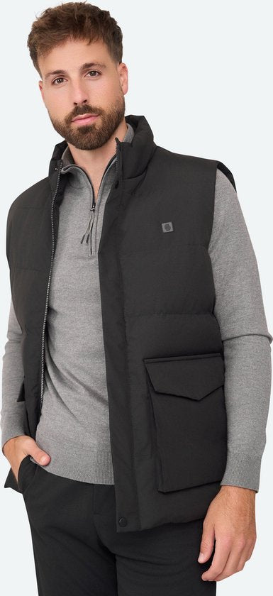Solution Clothing Body - Bodywarmer - Jacke - Lang - Jacken - Bodywarmers - Erwachsene - Männer - Schwarz - XXL