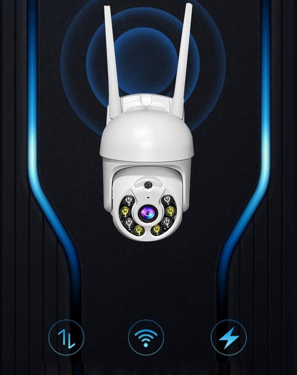 Fuegobird Wifi Smart Wasserdicht IP66 WIFI IP Kamera-Außenbereich drehbar und schwenkbar Full HD 1080P-1 Zoll kleine Dome Kamera