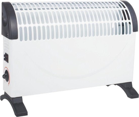 alpina Konvektorheizung - 1500W - Auf Füßen - Einstellbarer Thermostat - Weiß