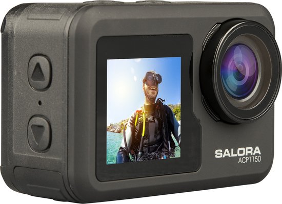 Salora ACP1150 Action-Sportkamera 12 MP 4K Ultra HD CMOS 25,4 / 2,86 mm (1 / 2,86") Wifi 132 g