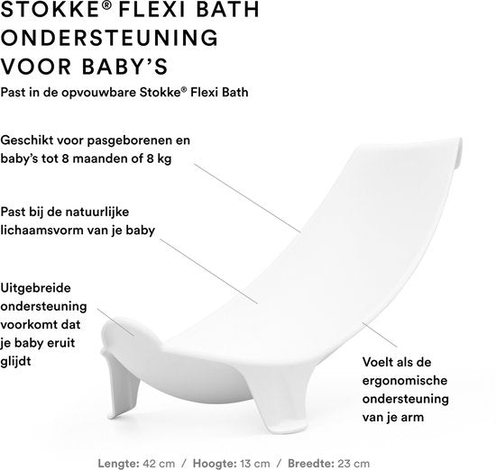 Stokke® Flexi Bath® XL + Badeeinsatz-Set | Sandy Beige