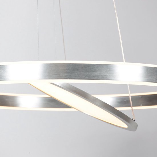 Hängeleuchte Ringlux 3514ST aus Stahl, 60 cm, höhenverstellbar – Steinhauer Moderne Innenbeleuchtung