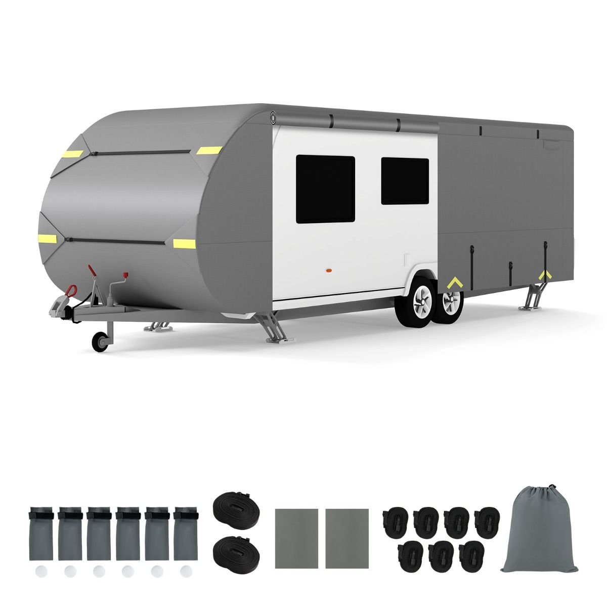 Coast Camper-Abdeckung – atmungsaktiv und winddicht – 5-lagiger Schutz – Größe M