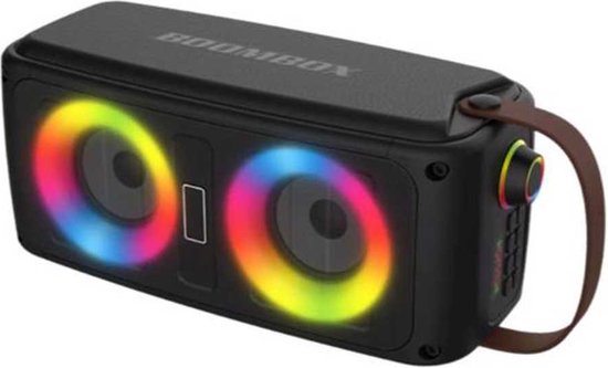 Denver Bluetooth-Lautsprecher Wireless - Lichteffekte - AUX - Schwarz