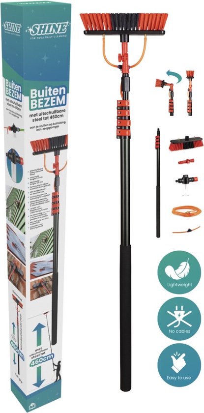 Shine Teleskop-Wasserbesen / Bürste