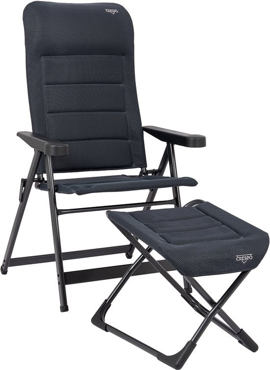 Crespo – Fußhocker – AP/231 – Air-Deluxe – Grau