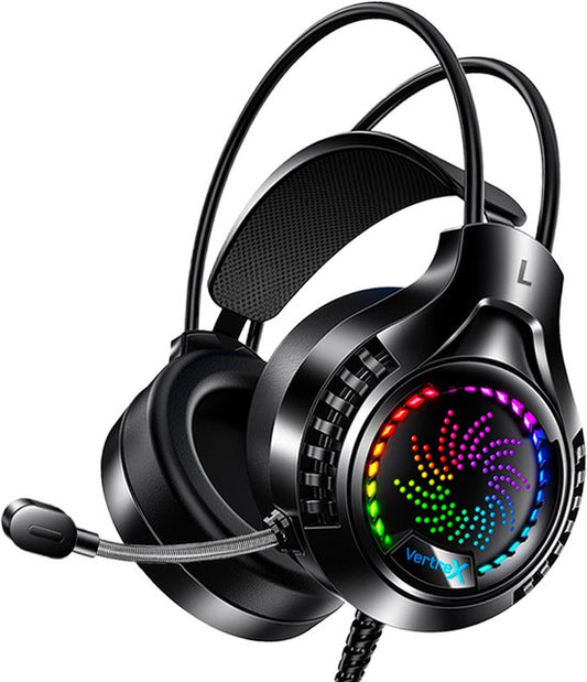VERTREX Gaming Headset mit Mikrofon - PC, PS5, PS4, Xbox, Nintendo Switch - 7.1 Surround Sound