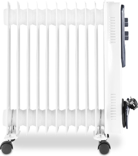 TROTEC Ölradiator TRH 21 E - 3 Heizstufen - 8 min Aufwärmzeit - Frostschutzfunktion - Weiß