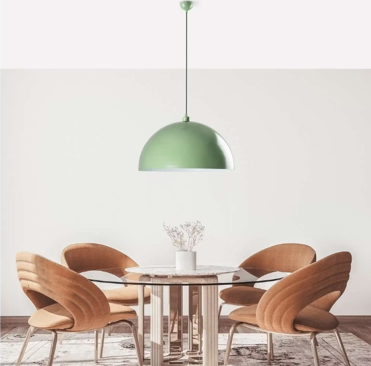 opviq Kure 236 Pendelleuchte - 60×35 cm - mint - E27