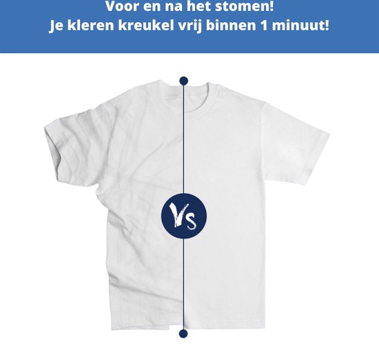 TibaGoods Luxury Clothes Steamer - 1600w - 250ml - Weiß