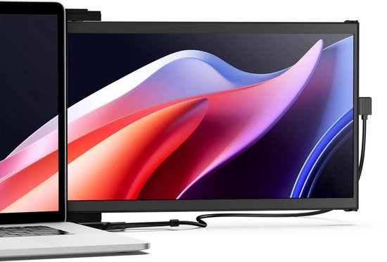 Mobile Pixels Duex Max DS – Tragbarer Monitor – 14,1-Zoll-Monitor – FHD – 60 Hz – Tragbarer Bildschirm – Tragbarer Monitor – Zusätzlicher Laptop-Bildschirm