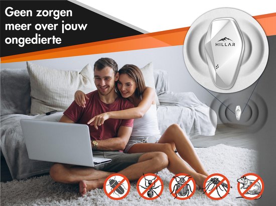 Schädlingsbekämpfung - EFFEKTIVE Schädlingsbekämpfung - Ultraschall - Mäuse vertreiben - Ameisen - Spinnen - Schaben - Ratten - Mücken - Ultraschall-Insektenvernichter - Gegen Fliegenbefall - Wespenbefall - Mausbefall - DUO weiß