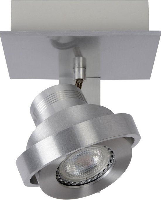 Lucide LANDA – Deckenstrahler – LED, dimmbar bis warm – GU10 – 1×5 W, 2200 K/3000 K – Mattchrom