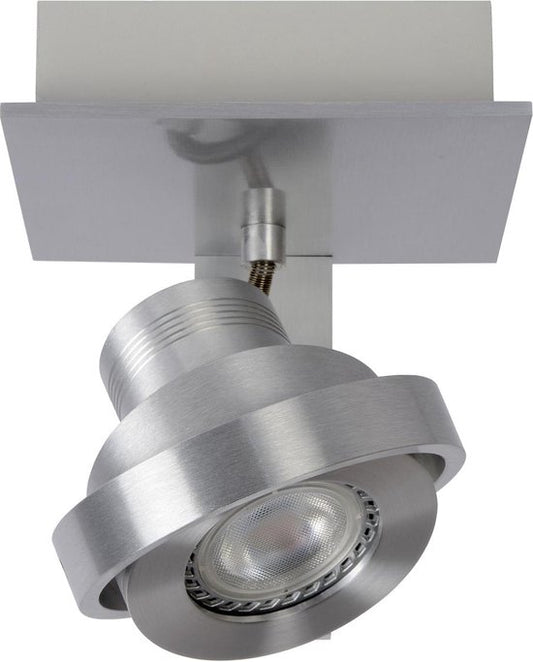 Lucide LANDA – Deckenstrahler – LED, dimmbar bis warm – GU10 – 1×5 W, 2200 K/3000 K – Mattchrom
