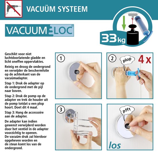 WENKO Vacuum-Loc-Adapter für Premium+Classic, 2er-Set
