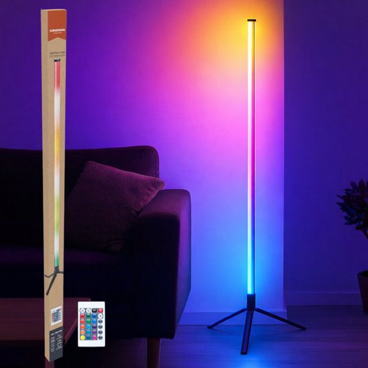 Grundig Stehlampe – LED – RGB – USB – 120 cm