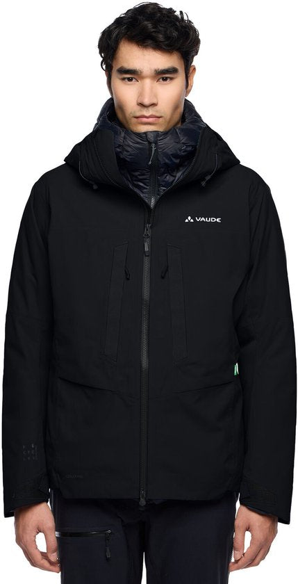 Vaude - Monviso 2.5L Hardshell Jacket - Wasserdichte Regenjacke Outdoor - Herren - Schwarz - Größe M