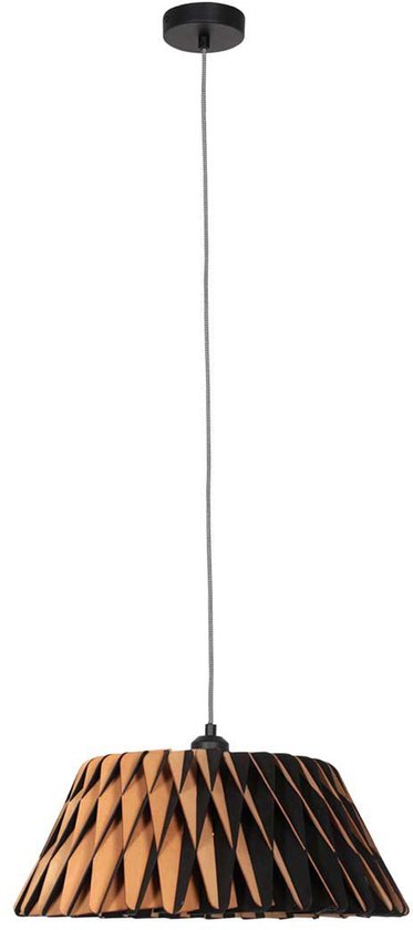 Anne Lighting – Hängeleuchte – Maze – natur – Holz – Ø 46 cm – E27 – 3490BE