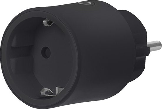 LEDVANCE SMART+ Intelligente Steckdose für den Innenbereich mit ZigBee-Technologie, bindet herkömmliche Geräte in das Smart Home ein, misst und spart Stromverbrauch, kompatibel mit Alexa oder Google, schwarz, 1er-Pack