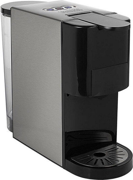 Princess 249450 Multi Capsule Filterkaffeemaschine - Stahl 4-in-1 - Geeignet für mehrere Kaffeesorten