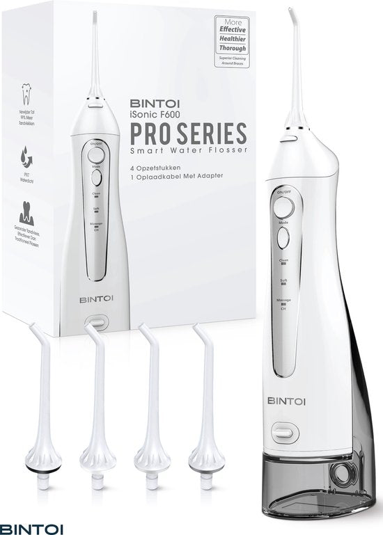Bintoi® iSonic Pro Series F600 - Wasserzahnseide - Zahnseidegeräte - Mundspülung