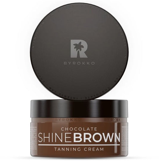 BYROKKO – Shine Brown – Chocolate – Bräunungscreme – 200 ml (neue Verpackung) – Solarium