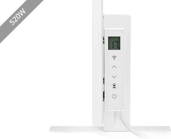 Vlectro - Schlankes Infrarot-Heizpaneel mit einstellbarem Timer - 520 W