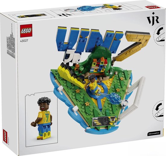 LEGO Editions – Vini Jr. – Fußball-Highlights: Fußball-Bausatz für Kinder – 43027