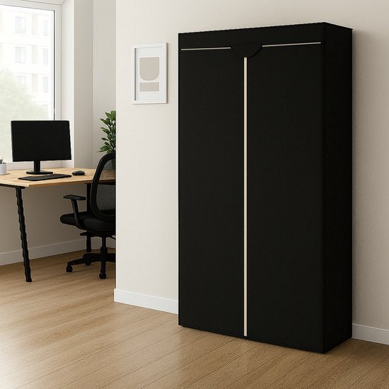 BRASQ Regalabdeckung schwarz - 180x90x40 cm