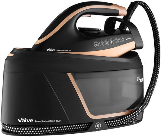 VAIVE PowerStation Dampfbügeleisen Boost 3100 - mit Dampfgenerator - 3100W - 2L Wassertank - schwarz