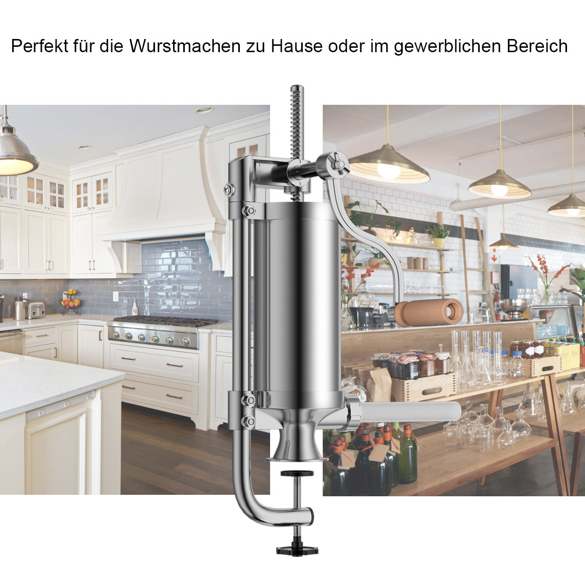 Wurstfüller Wurstmaschine Wurstfüllmaschine Wurstspritze mit 4 Füllrohren