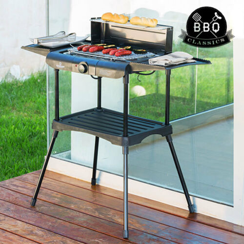 Excellent Electrics Elektrogrill - Grillfläche (LxB) 36x24 cm - 2000W - Schwarz