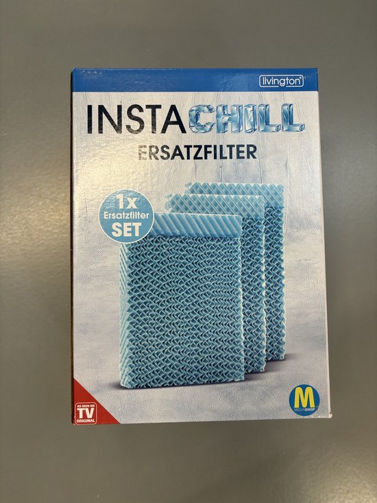 Livington InstaChill Extra-Filter, 3 Stück – Zubehörset für mobile Klimaanlagen – Ersatzfilter, geeignet für InstaChill-Klimaanlagen