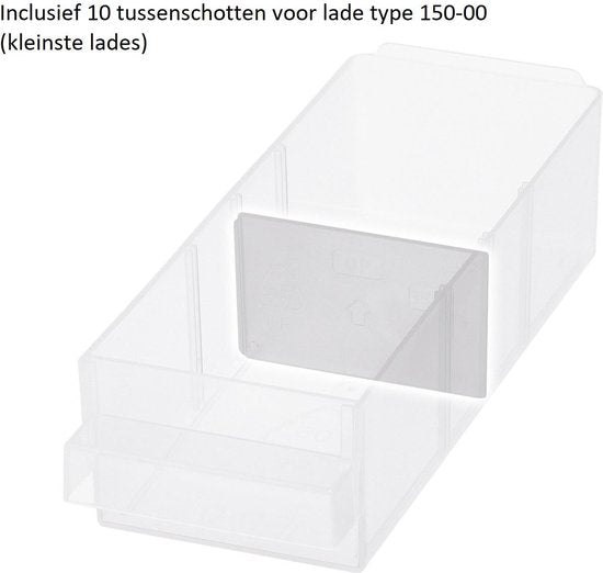 Raaco Metall-Schubladenschrank Mit 44 Schubladen Inkl. 10 Unterteilungen