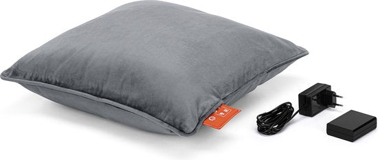 Home&Comfort - Kabelloses Wärmekissen - Velvet Grey - Wiederaufladbar