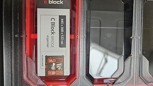 Kistenberg C BLOCK BRIDGE Cool Grey 4C Werkzeug-Organizer mit Boxen