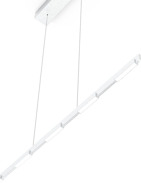 Steinhauer - Pendelleuchte - Bloc - Stahl - Glas Metall - Designleuchte - LED - 3296ST