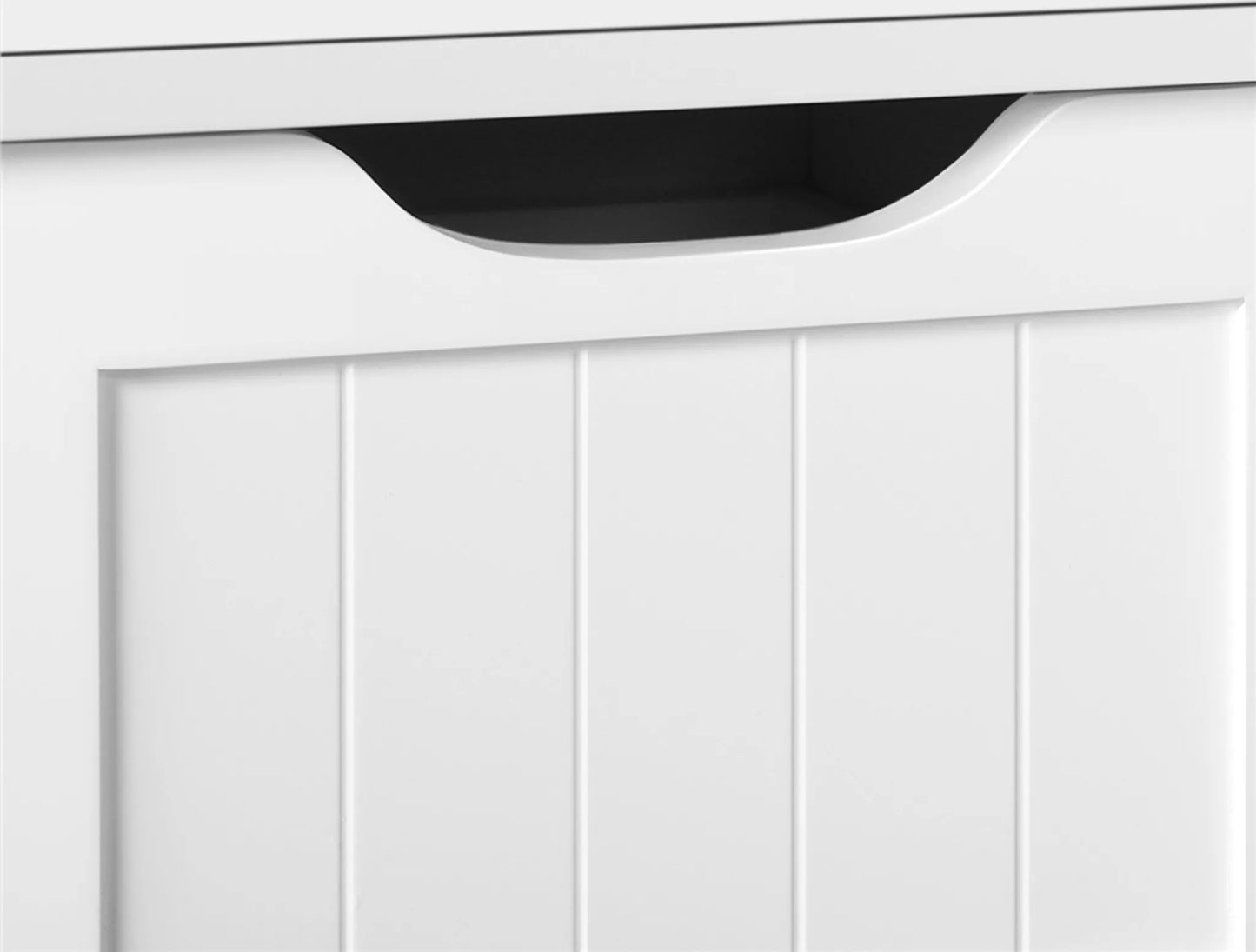 Yaheetech Badezimmerschrank mit 4 Schubladen und 1 Schranktür - Ausgestattet mit verstellbarem Einlegeboden und Anti-Kipp-Set und wasserabweisender Beschichtung - Für Bad und Wohnzimmer - Weiß Mdf - 81 x 30 x 81,5 cm