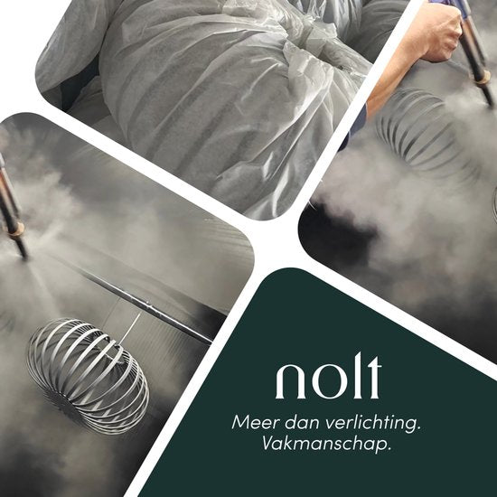 Nolt Deckenleuchte - Deckenleuchte E27 Lampe - Industrial - ⌀ 25cm - Schwarz