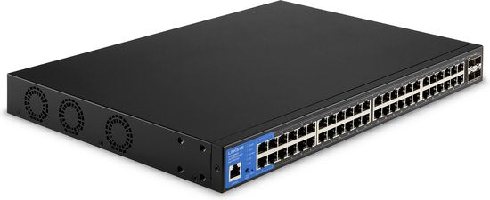 Linksys LGS352MPC – Netzwerk-Switch – Gigabit – Managed – 48 Ports – PoE+ – Schwarz