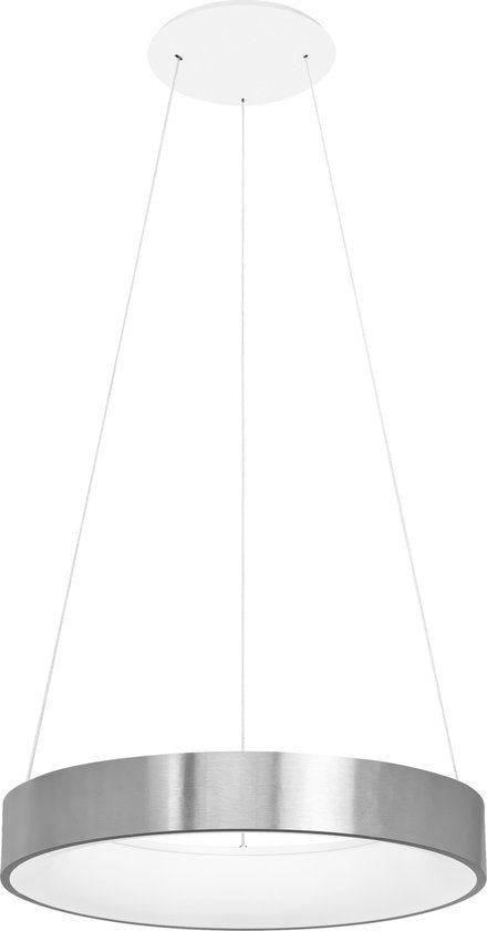 Ledvance - Pendelleuchte mit Biorythmus-Funktion - 450 mm - Aluminium - Dimmbar - 2200-5000 K - 500 lm - Silber