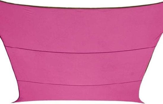 Perel Schattentuch, wasserabweisend, 4 x 3 m, 160 g/mÂ², Polyester, rechteckig, fuchsia