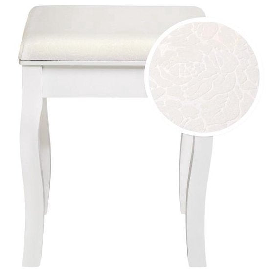 tectake - Schminkhocker Schminkhocker mit gepolsterter Sitzfläche - 402073