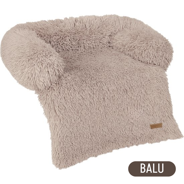 Von Cee Cee: Hundebett & Möbelschutz – Abnehmbarer Bezug – Mokka/Taupe